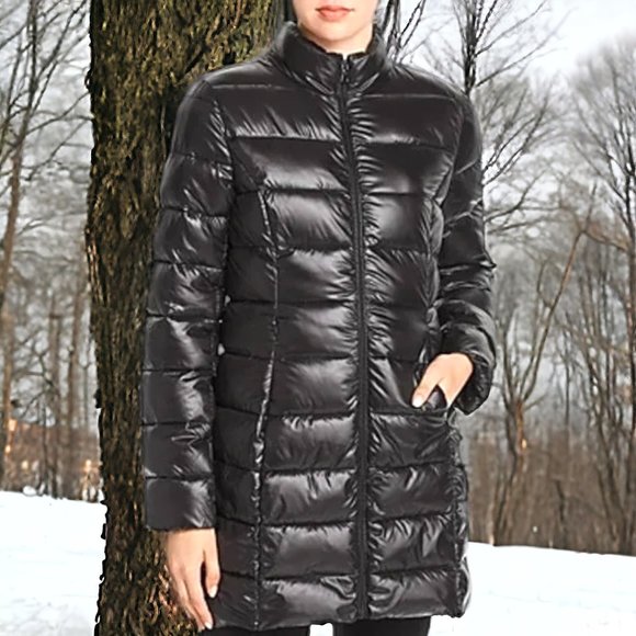 Aqua ligth Puffer Coat XS Black - Picture 1 of 7